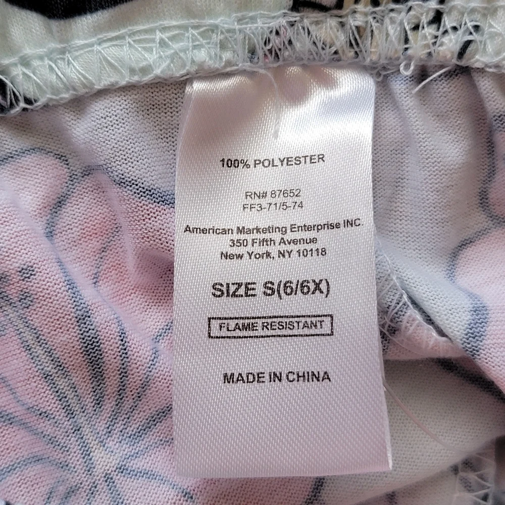 Girls Pajama Pants And Shorts Set